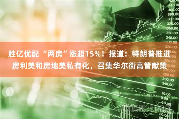 胜亿优配 “两房”涨超15%！报道：特朗普推进房利美和房地美私有化，召集华尔街高管献策