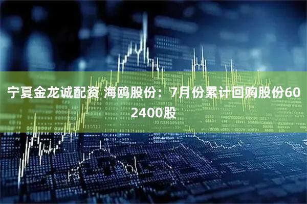 宁夏金龙诚配资 海鸥股份：7月份累计回购股份602400股