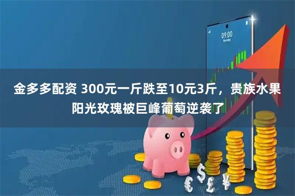 金多多配资 300元一斤跌至10元3斤，贵族水果阳光玫瑰被巨峰葡萄逆袭了