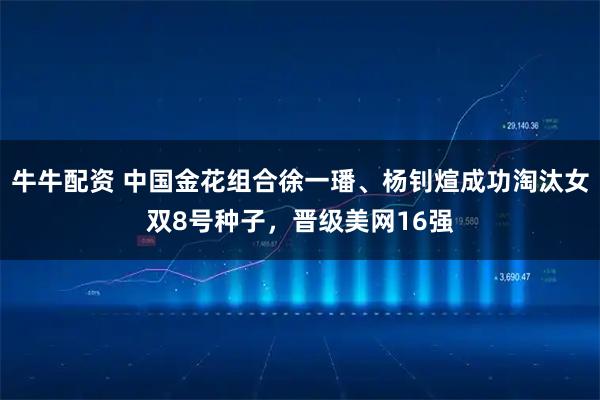 牛牛配资 中国金花组合徐一璠、杨钊煊成功淘汰女双8号种子，晋级美网16强