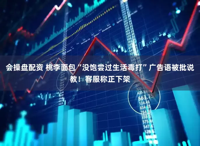 会操盘配资 桃李面包“没饱尝过生活毒打”广告语被批说教！客服称正下架